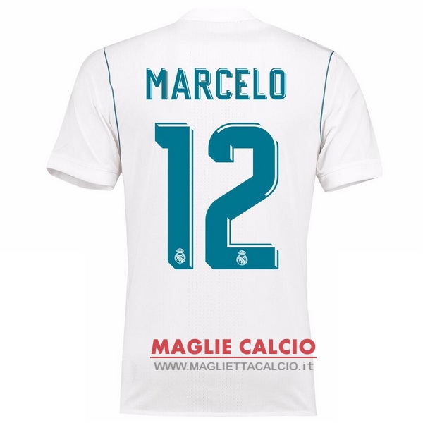 maglietta real madrid 2017-2018 marcelo 12 prima